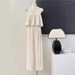 Women's Loose-Fit Casual Straight-Leg Pants Two-Piece Set
