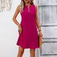 Women's Clothing V-neck Sleeveless Vest Dress A- Line Skirt