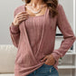 Sunken Stripe Square Collar Long Sleeve False Two-piece Suit