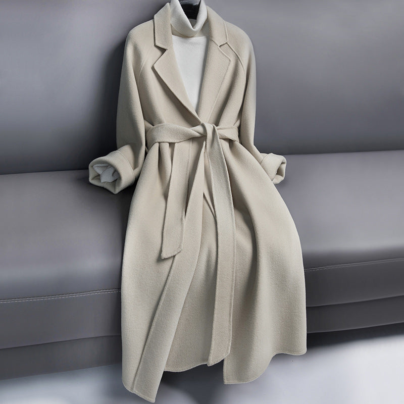 Manteau d'hiver en laine Little Man pour femme