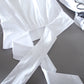 High Waist Short Niche Design Feeling Versatile Lantern Sleeve