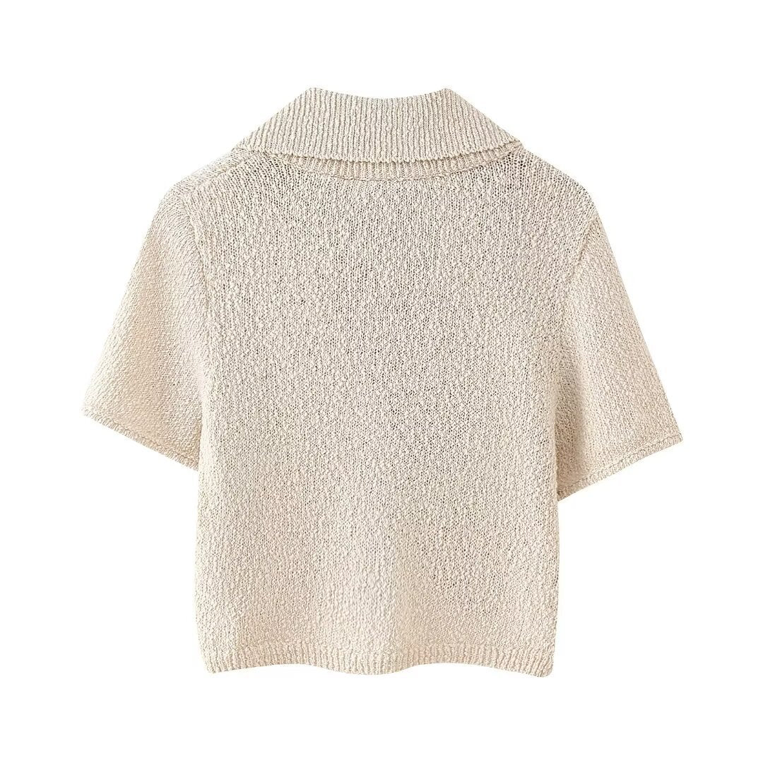 Fashion Personalized Women's Knitted Top