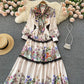 Royal Court Style Floral High-end Sense Dress