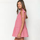Women's Casual Tie-back V-neck Short Dress