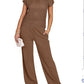 Casual Hollow-out Two-piece Set For Women