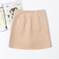 A Word Bag Hip Skirt High Waist Black Overalls Skirt