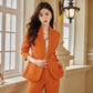 Women's Autumn And Winter OL Commuter Coat & Trousers Suit