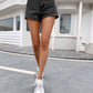 Women's High Waist Slimming And Tight Straight Denim Shorts
