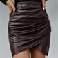 New Rules All-match Bag Hip Bust PU Leather Skirt Women