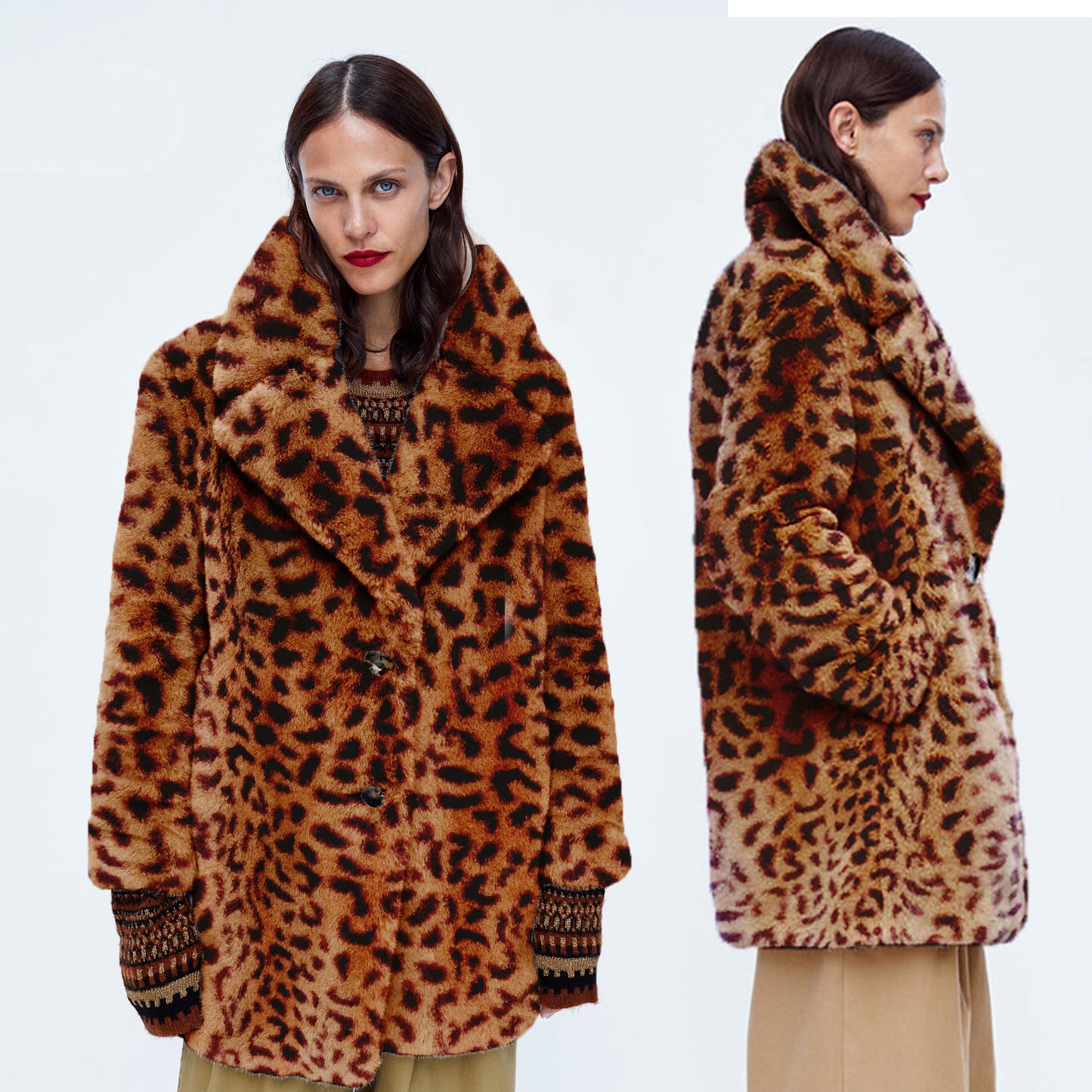 Veste ample en peluche de style coréen, idéale pour toutes les occasions