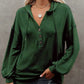 Autumn and Winter Solid Color Loose Hooded Woman