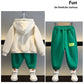 Ensembles pour garçons et filles, vêtements pour enfants à la mode, pull de sport pour le printemps et l'automne