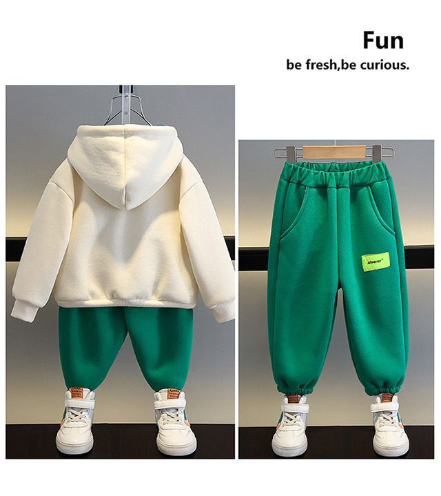 Ensembles pour garçons et filles, vêtements pour enfants à la mode, pull de sport pour le printemps et l'automne
