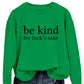 All-matching Women's Letter Simplicity Top