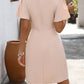 Elegant Style Foreign Trade European And American Style Dress Waist-tight Ladies