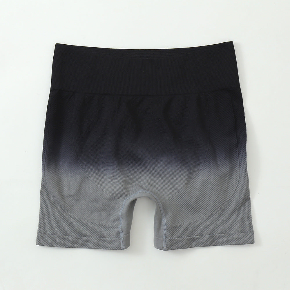 Short de yoga rayé taille haute, pantalon moulant pour femme, leggings de sport, de course à pied et de fitness