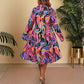 Fashionable Loose-fit Printed Dress