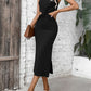 Robe tricotée sexy et ajustée pour femme