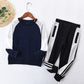 Children's Cotton Terry Trousers Round Neck Suit