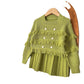 Tassel Knitted Long Sleeve Pullover Two-piece Set
