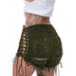 Beggar's Torn Women's Jeans Bandage Nightclub Women's Pants