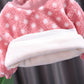 Long-sleeved Warm Sweater With Plush Rabbit Fur For Children And Infants
