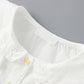 Two-piece Baby Girl Big Lapel Shirt Denim Strap Skirt