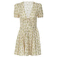Fashion Pleated Floral Dress Women