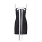 New Women's Off-shoulder Lace Stitching Tube Top Dress