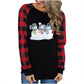Pull ample imprimé 3D de Noël