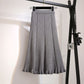 Thick Knitted Skirt Women Winter Mid-Length High Waist