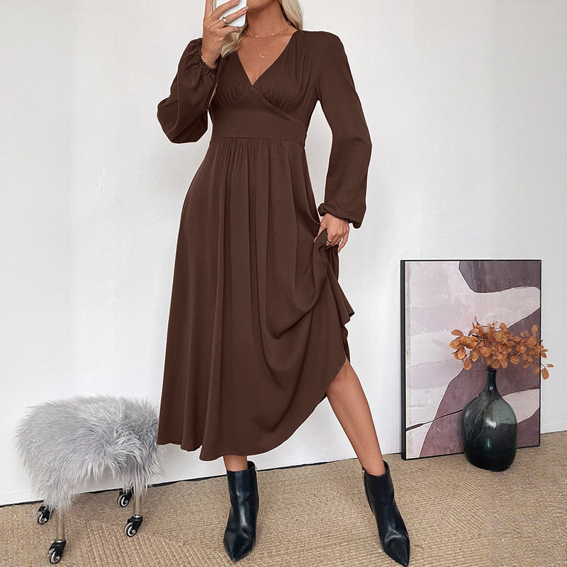 Autumn New Elegant Retro Style Skirt Waist-tight