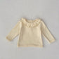 Children's Fungus Ruffled Collar Bottoming Shirt Lantern Skirt