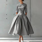 Fashionable Chic And Elegant High-Waisted Swing Dress
