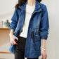 Veste en jean personnalisée à la mode pour femmes