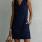 Fashionable Womens Off-shoulder Sleeveless Dress