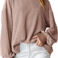 Women's Texture Loose Fashion Casual Sweater