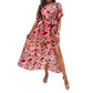 Women's Fashion Vacation Casual Printed Dress