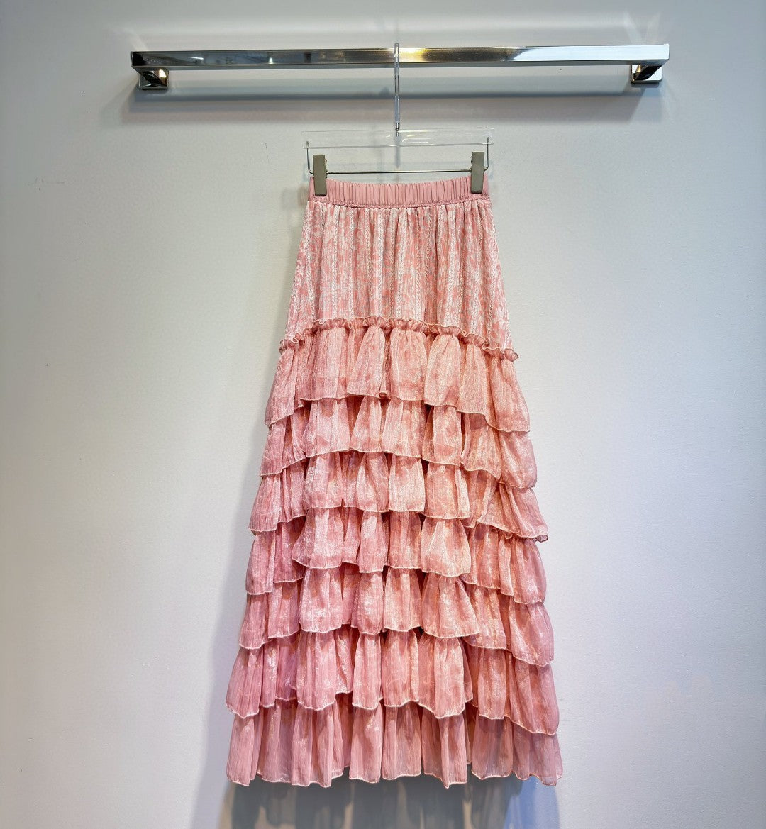 High Waist Heavy Industry Stitching Design Cake Dress