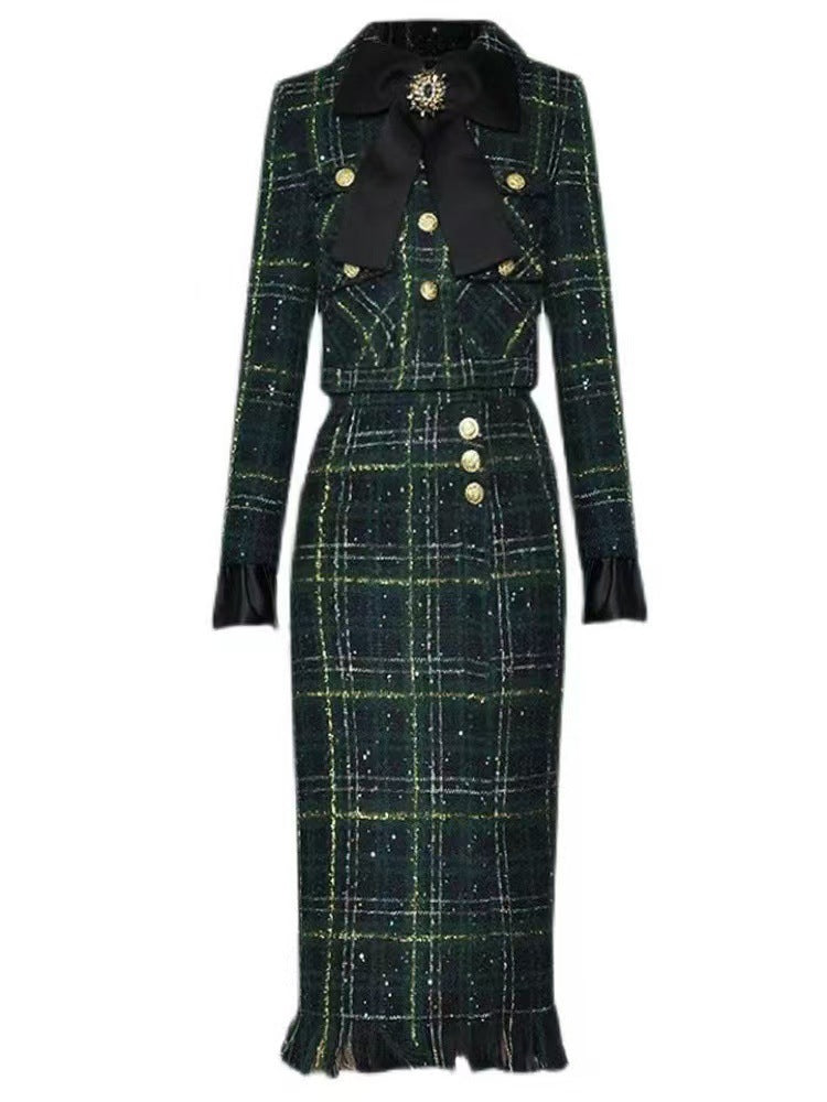 Autumn And Winter New Single-breasted Two-piece Suit
