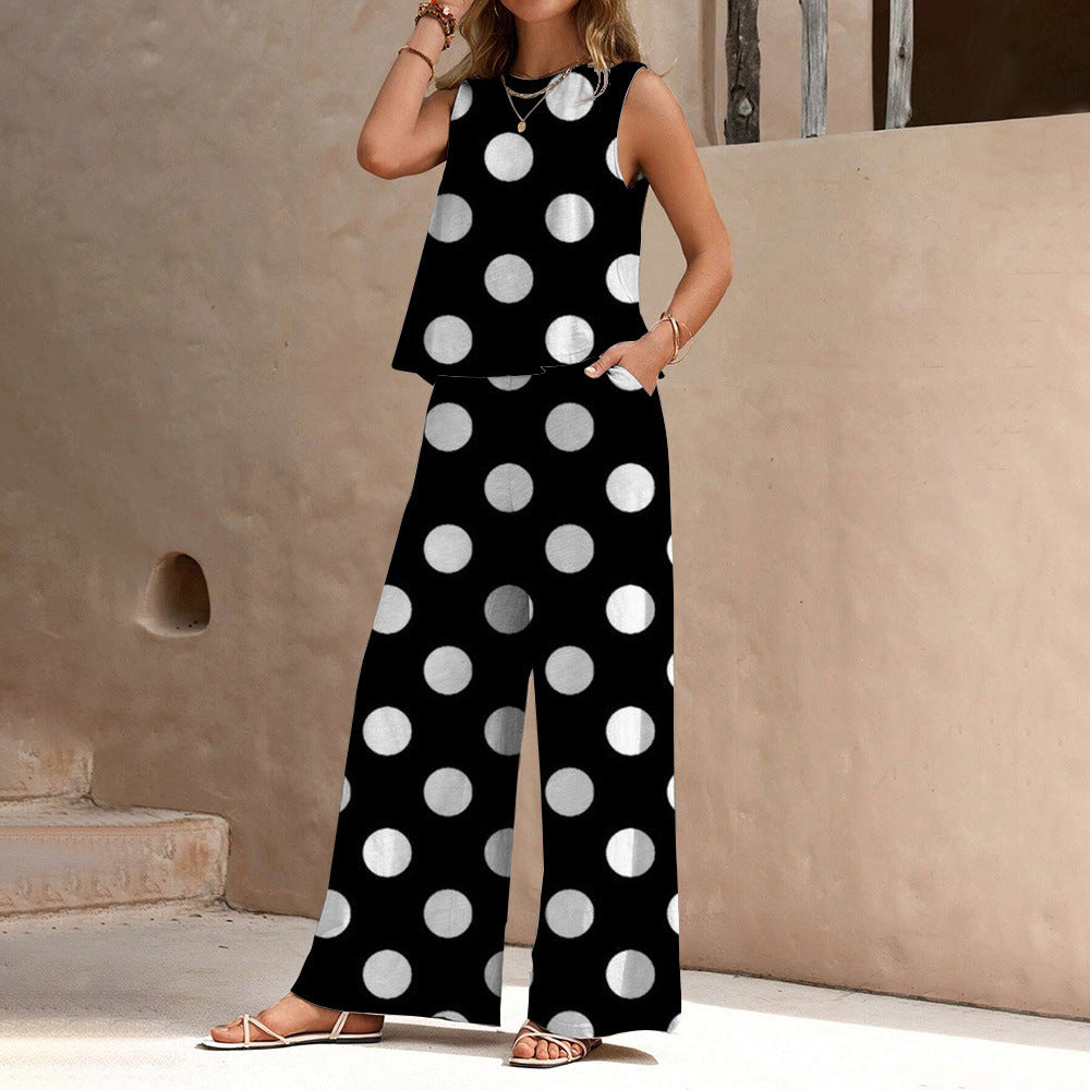 3D Digital Printing Women's Vest Sleeveless Suit
