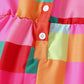Girls' Woven Halter Backless Princess Dress