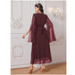 Middle East Arab Muslim Slim Fit Dress