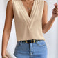 Women's Deep V Design Casual Sleeveless Shirt Top