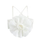 Three-dimensional Flower Decorative Top Fishtail Skirt Two-piece Set