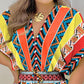 Summer European And American Short-sleeved V-neck Lace-up Jumpsuit