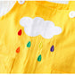 Ensemble deux pièces t-shirt à manches courtes et short à bretelles pour enfants