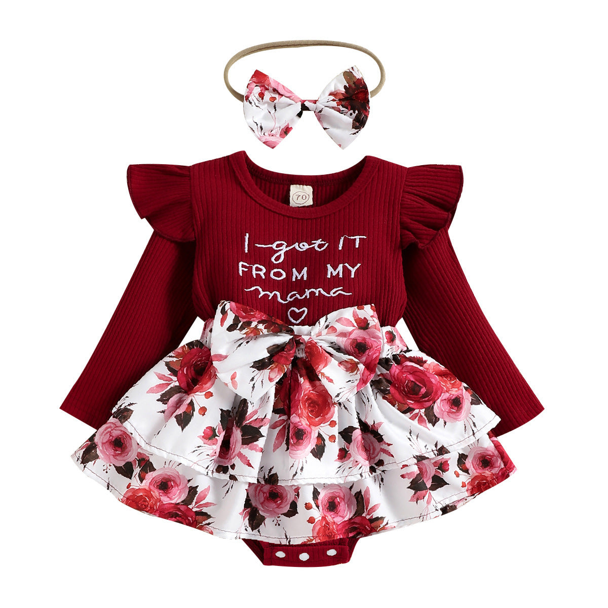 An Embroidered Skirt Two-piece Set