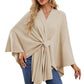 Loose V-neck Shawl Cape Fashionable Jacket