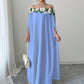 Stylish And Unique Floral Dress For Women In A French Design